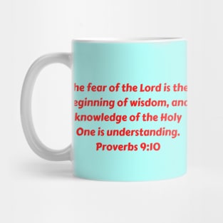 Bible Verse Proverbs 9:10 Mug